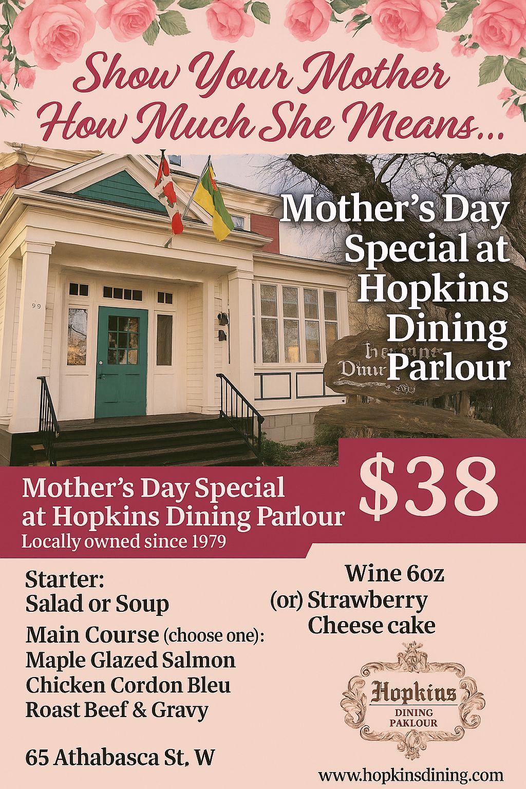 Celebrate Mom in Style at Hopkins Dining Parlour 
