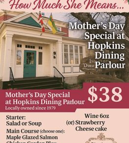 Celebrate Mom in Style at Hopkins Dining Parlour