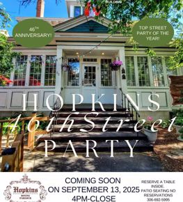 Hopkins Dining Parlour 46th Anniversary Celebration